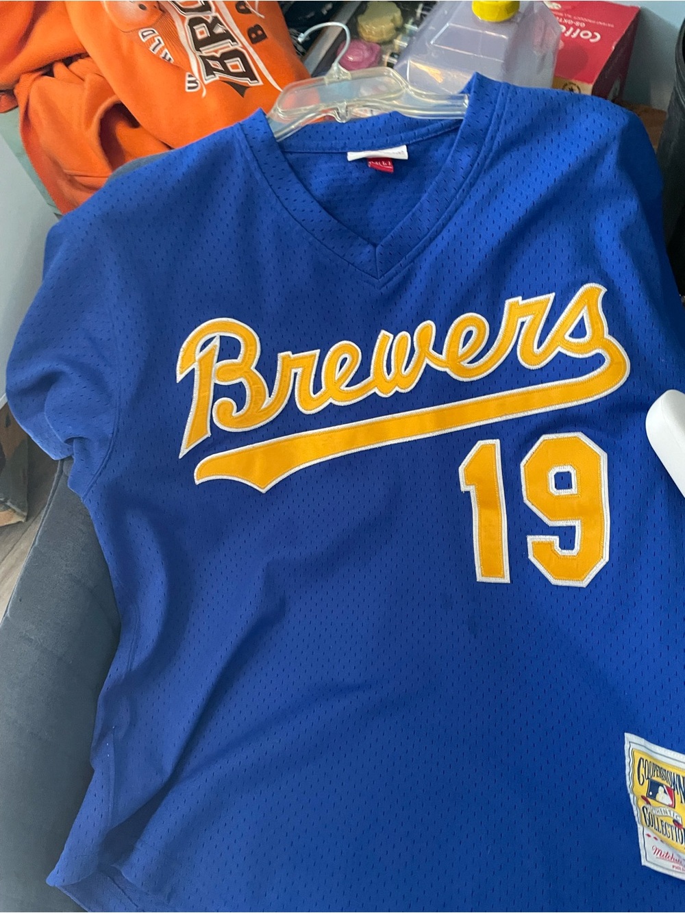 Brewers Men’s Blue & Gold Team Jersey Top